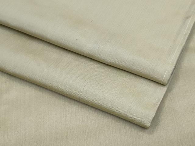 平和屋着物▽極上 紬 単衣 色無地 利休茶色 逸品 未使用 CZAA3206s5