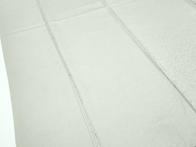 平和屋着物●極上 色無地 砂色 鳳凰花唐草文地紋 逸品 CZAA3221s5
