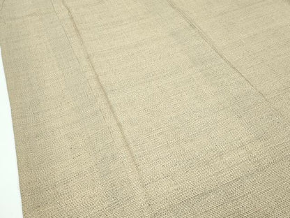 平和屋本店■極上　男性　結城紬　アンサンブル　100亀甲　総詰め　榛色地　逸品　CZAA3232s5
