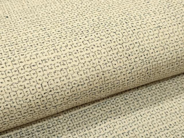 平和屋本店■極上　男性　結城紬　アンサンブル　100亀甲　総詰め　榛色地　逸品　CZAA3232s5