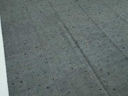 平和屋着物■極上　男性　髭紬　アンサンブル　キングサイズ　色無地　藍媚茶色　逸品　CZAA3238s5