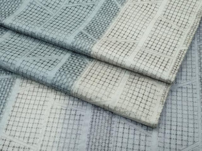 平和屋本店●極上　紬　総刺繍　中国三大刺繍　スワトウ刺繍　竹並び　逸品　CZAA5715s6