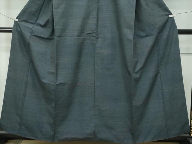 平和屋本店■極上　郡上紬　草木染　霞文　逸品　CZAA3264s5