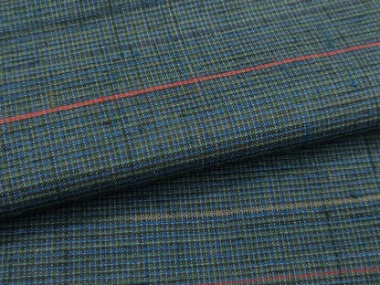 平和屋本店■極上　郡上紬　草木染　霞文　逸品　CZAA3264s5