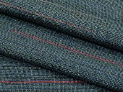 平和屋本店■極上　郡上紬　草木染　霞文　逸品　CZAA3264s5