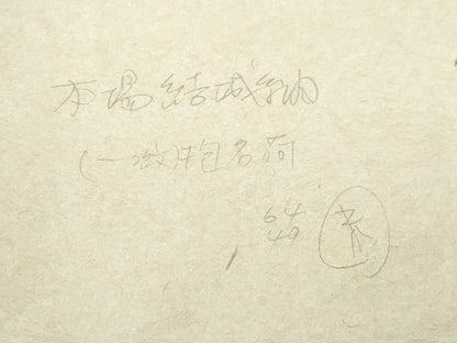 平和屋本店●極上　青山みとも　本場結城紬　重要無形文化財　色無地　葡萄鼠色　たとう紙付き　逸品　未使用　CZAA3274s5