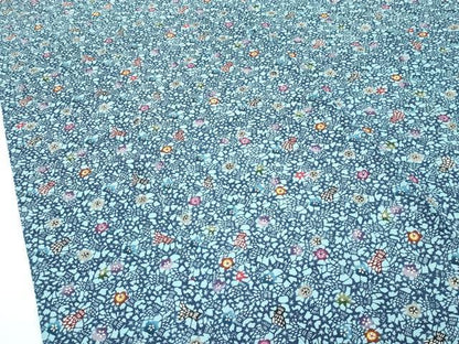 平和屋本店●極上　本場琉球紅型　小紋　草花文　逸品　CZAA3279s5