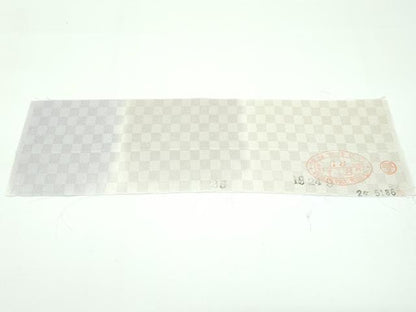 平和屋本店▽極上 スリーシーズン 春夏秋 塵除け 長羽織 尾峨佐 市松紋紗 銀通し地 反端付き 逸品 CZAA3290s5