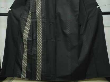平和屋本店■極上　訪問着　本場大島紬地　刺し子　麻の葉間道　逸品　CZAA3336s5