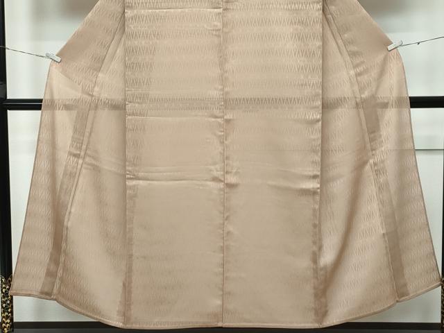 平和屋着物＊極上 夏物 色無地 焦香色 菱紋紗 逸品 CZAA3342s5