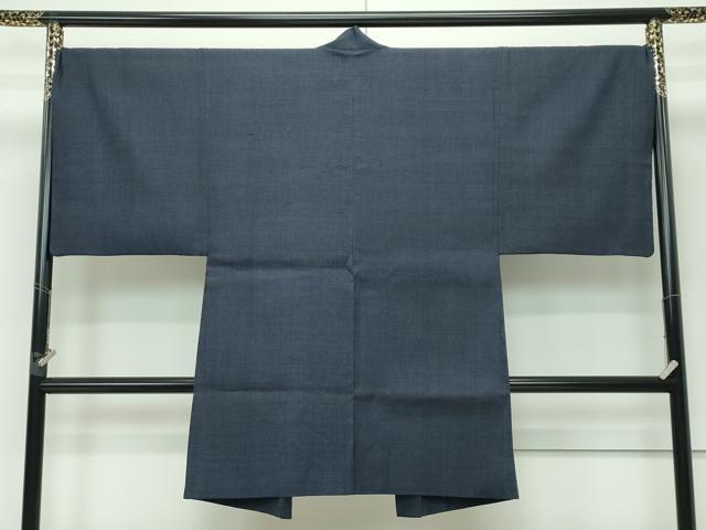 平和屋本店■極上　男性　本場結城紬　重要無形文化財　アンサンブル　100亀甲　総詰め　逸品　CZAA3370s5