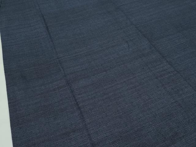 平和屋本店■極上　男性　本場結城紬　重要無形文化財　単衣　120亀甲　逸品　CZAA3371s5
