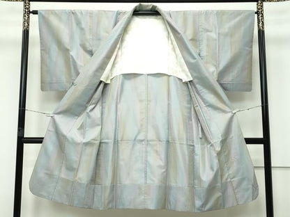 平和屋着物■極上　道中着　ロング丈　単衣　間道　逸品　CZAA3375s5