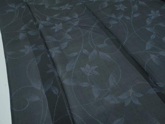 平和屋着物＊極上 夏物 夏大島 花唐草文 証紙付き 逸品 未使用 CZAA3407s5
