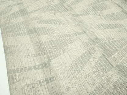 平和屋着物＊極上 夏物 結城紬 夏結城 100亀甲 横段文 亜麻色地 逸品 CZAA3410s5