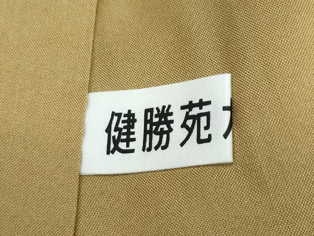 平和屋着物■極上　本場大島紬　泥染め　9マルキ　草花霞文　水間輝利作　健勝苑扱い　証紙付き　逸品　未使用　CZAA3419s5