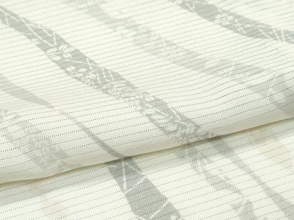 平和屋着物■極上　夏物　小紋　絽　斜線草花文　逸品　未使用　CZAA3421s5