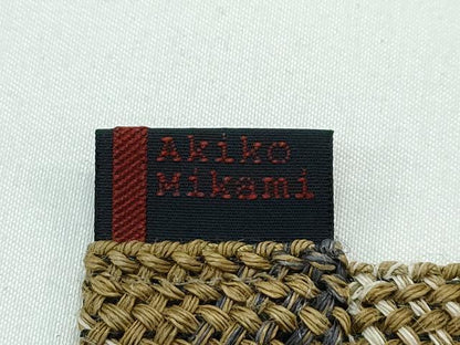 平和屋着物＊極上 夏物 akiko mikami 三上亜希子 半幅帯 組織 網目文様 逸品 未使用 CZAA3470s5