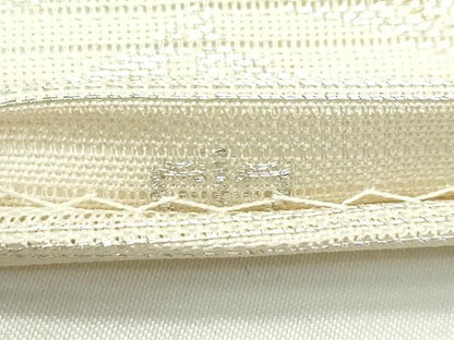 平和屋着物＊極上 夏物 西陣 川島織物 六通柄 本袋帯 絽 地紙重ね草花文 金銀糸 逸品 CZAA3495s5