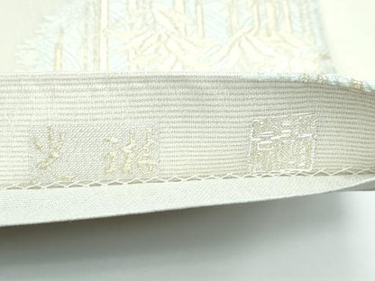 平和屋着物＊極上 夏物 松尾光琳 六通柄袋帯 笹竹文 金糸 健勝苑扱い 逸品 未使用 CZAA3497s5