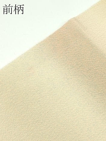 平和屋着物●極上　九寸名古屋帯　駒刺繍　舞花弁　鬼しぼ縮緬　逸品　CZAA3499s5