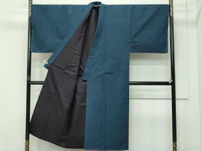 平和屋着物●極上　男性　紬　アンサンブル　百入茶色　逸品　未使用　CZAA3522s5