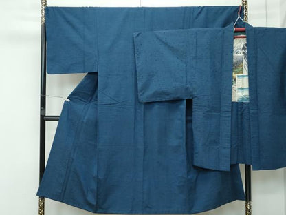 平和屋着物■極上 男性 紬 髭紬羽織セット 褐返色 逸品 CZAA3524s5
