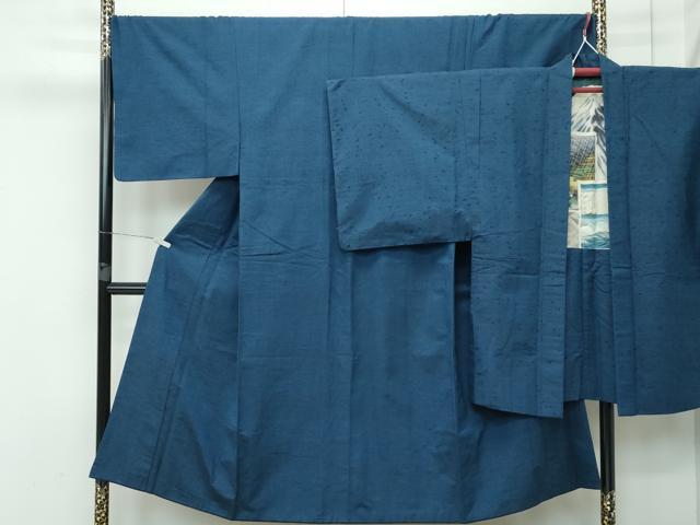 平和屋着物■極上 男性 紬 髭紬羽織セット 褐返色 逸品 CZAA3524s5