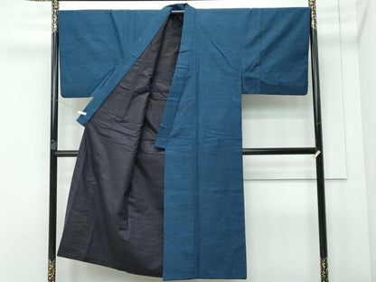 平和屋着物■極上 男性 紬 髭紬羽織セット 褐返色 逸品 CZAA3524s5
