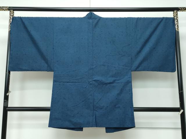 平和屋着物■極上 男性 紬 髭紬羽織セット 褐返色 逸品 CZAA3524s5