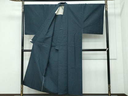 平和屋着物▽極上 男性 紬 アンサンブル 単衣 百入茶色 逸品 未使用 CZAA3525s5