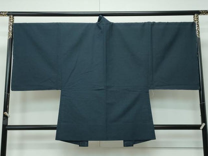 平和屋着物▽極上 男性 紬 アンサンブル 単衣 百入茶色 逸品 未使用 CZAA3525s5