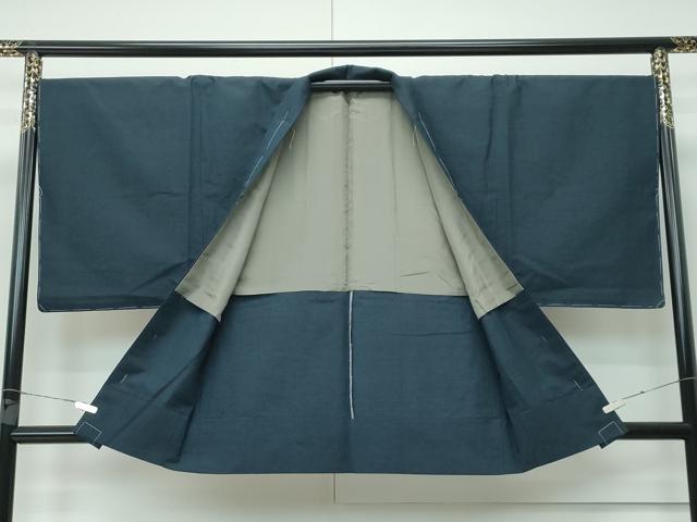 平和屋着物▽極上 男性 紬 アンサンブル 単衣 百入茶色 逸品 未使用 CZAA3525s5