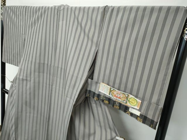 平和屋着物＊極上 夏物 本場縞大島紬 夏大島 間道 久野織物 証紙付き 逸品 CZAA3529s5