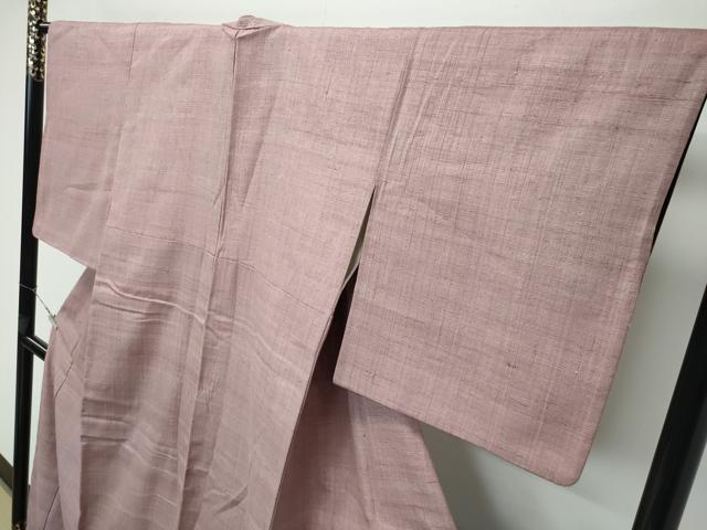 平和屋本店■極上　浦野理一　経節紬　梅染色　逸品　CZAA3534s5