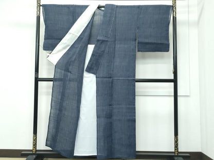 平和屋本店■極上　夏物　重要無形文化財　本場宮古上布　苧麻　逸品　未使用　CZAA3535s5
