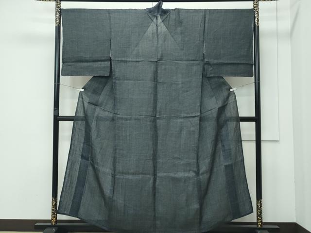 平和屋本店＊極上 夏物 重要無形文化財 本場宮古上布 100亀甲 総詰め 苧麻 逸品 CZAA3537s5