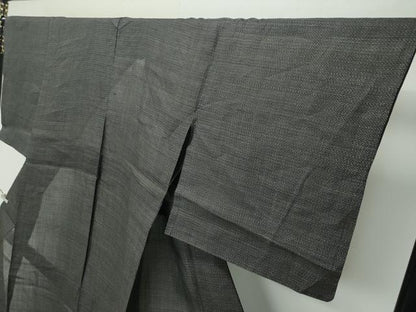 平和屋本店■極上　夏物　石川県指定無形文化財　能登上布　本麻手織上布　80亀甲　総詰め　麻　逸品　CZAA3538s5