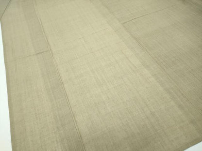 平和屋本店＊極上 夏物 男性 紗紬 色無地 油色 逸品 CZAA3540s5