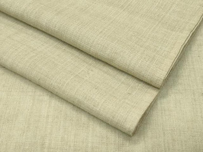 平和屋本店＊極上 夏物 男性 紗紬 色無地 油色 逸品 CZAA3540s5