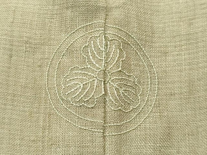 平和屋本店＊極上 夏物 男性 紗紬 色無地 油色 逸品 CZAA3540s5