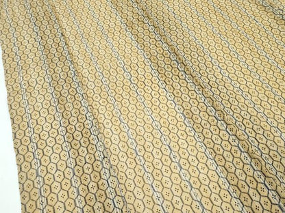 平和屋着物＊極上 夏物 上布 亀甲文様 麻 逸品 CZAA3548s5