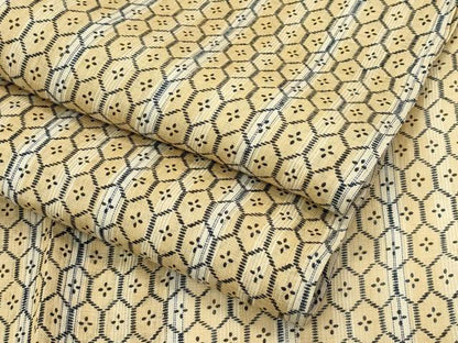 平和屋着物＊極上 夏物 上布 亀甲文様 麻 逸品 CZAA3548s5