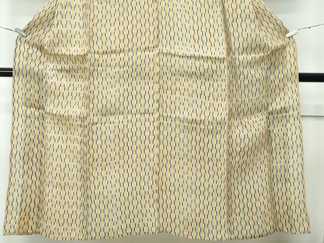 平和屋着物■極上　夏物　上布　変わり縞　麻　逸品　CZAA3549s5