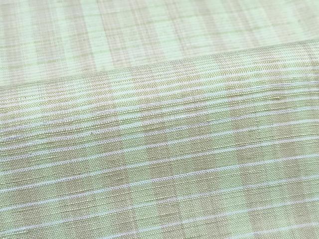 平和屋本店■極上　紬　横段文　逸品　未使用　CZAA3552s5