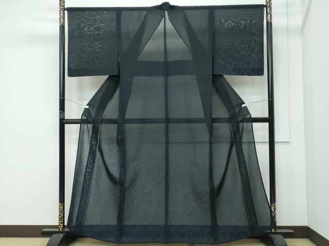 平和屋着物＊極上 夏物 訪問着 結城紬 夏結城 露芝文 逸品 CZAA3558s5