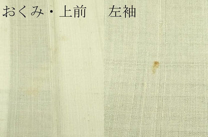 平和屋着物＊極上 夏物 紗紬 色無地 油色 ゑり善扱い 逸品 未使用 CZAA3559s5
