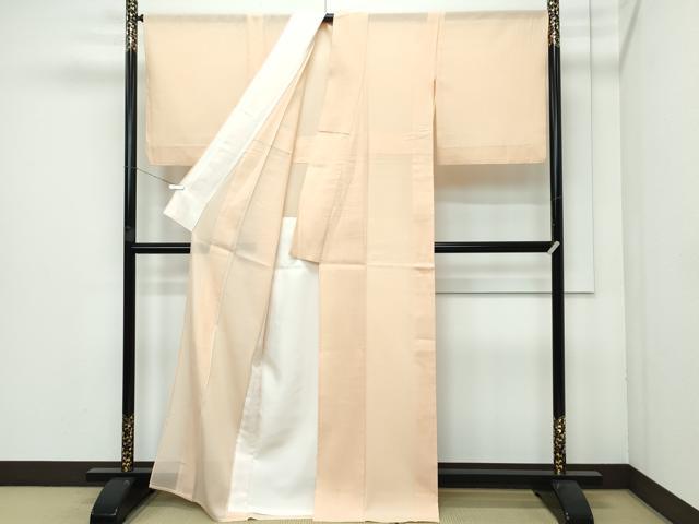 平和屋本店＊極上 夏物 京都祇園の老舗 ぎをん齋藤 色無地 雄黄色 紗 たとう紙付き 逸品 CZAA3584s5