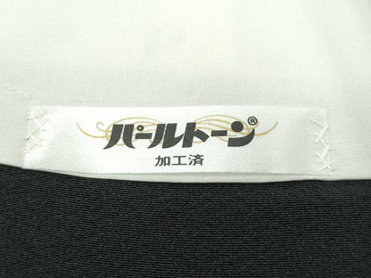 平和屋着物●極上　金彩友禅　卓越技能者・名工・和田光正　黒留袖　草花風景文　金彩　逸品　CZAA3589s5