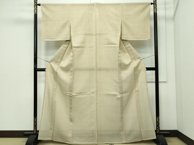 平和屋本店＊極上 夏物 本塩沢 夏塩沢 間道 鈴乃屋扱い 逸品 未使用 CZAA3601s5